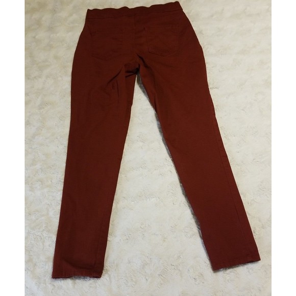 Nine West Pants Womens Size 10 Pull On Heidi Burgundy Stretch - Picture 12 of 12